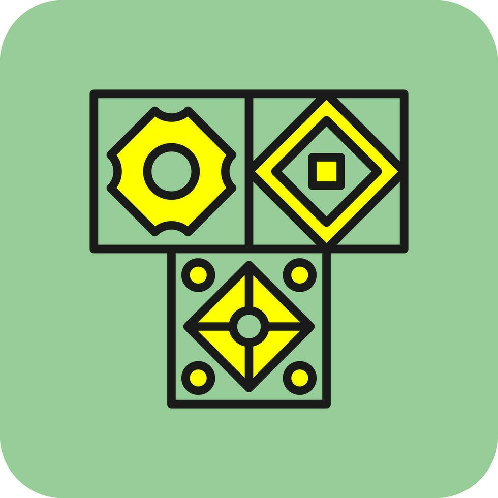 Multi Tiles Vector Icon Design