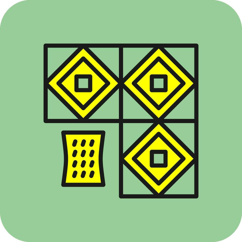 Tiles Cleaning Vector Icon Design