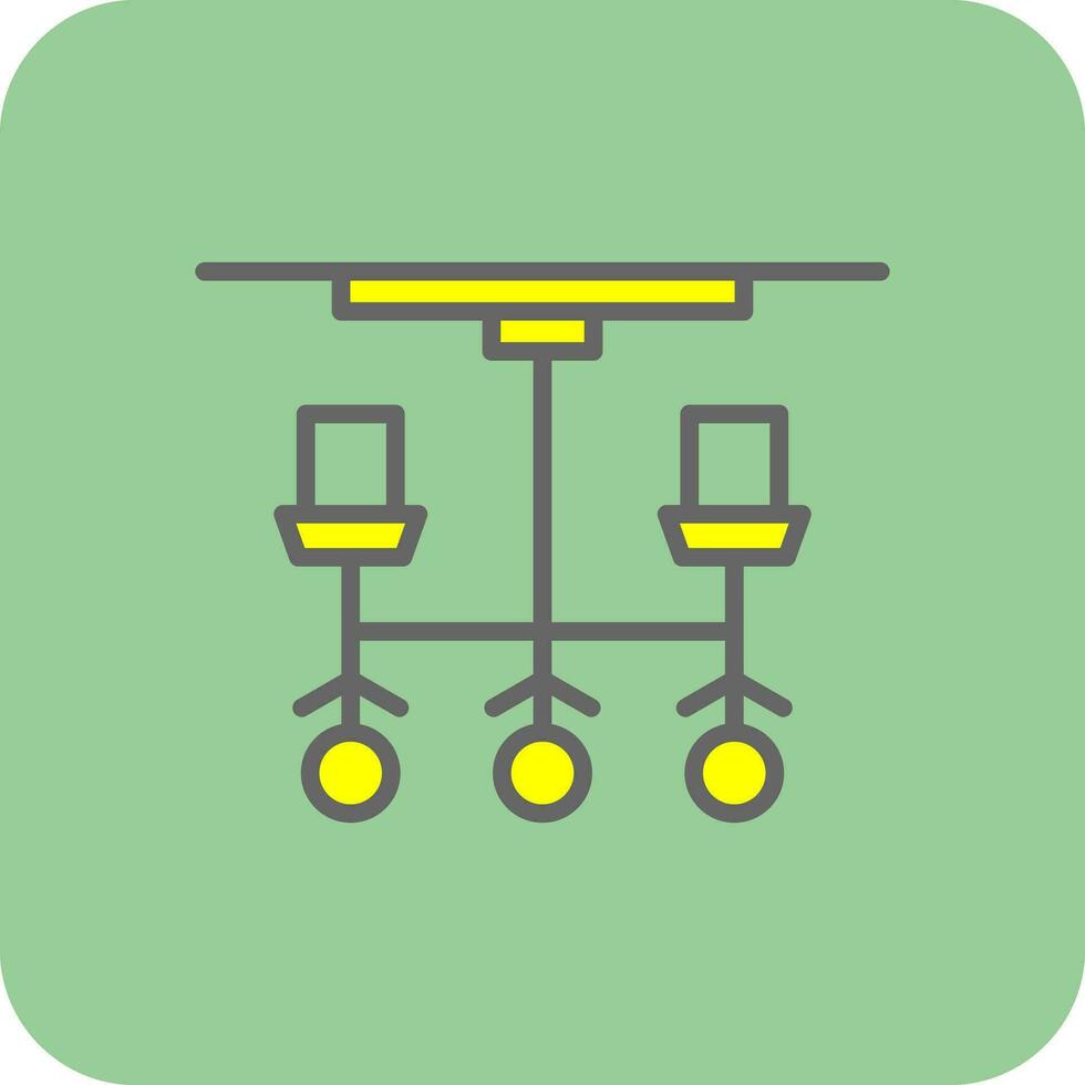 Chandelier Vector Icon Design