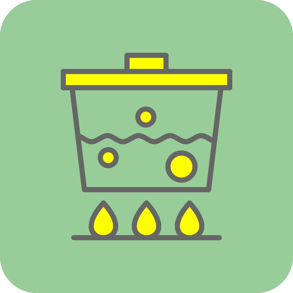 Boiling Vector Icon Design