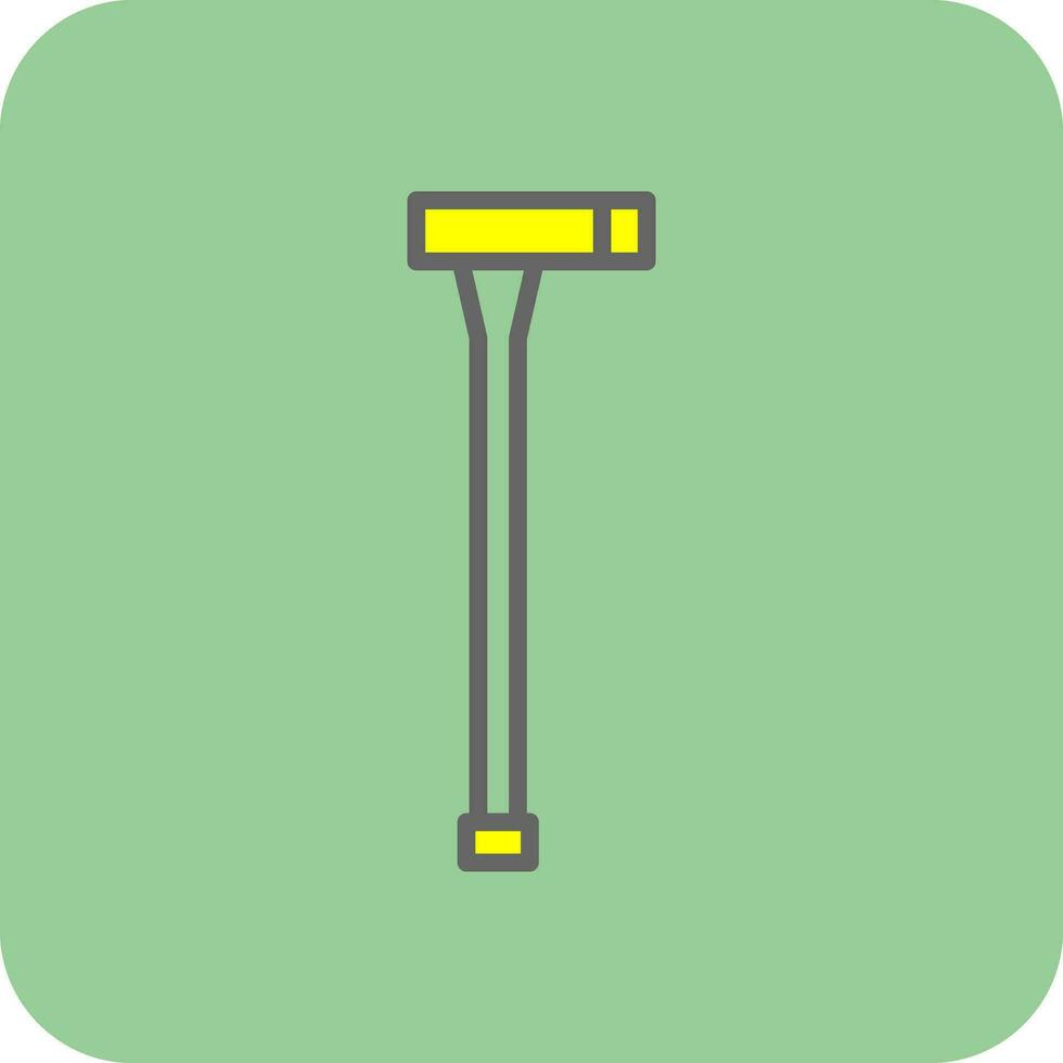 Walking stick Vector Icon Design