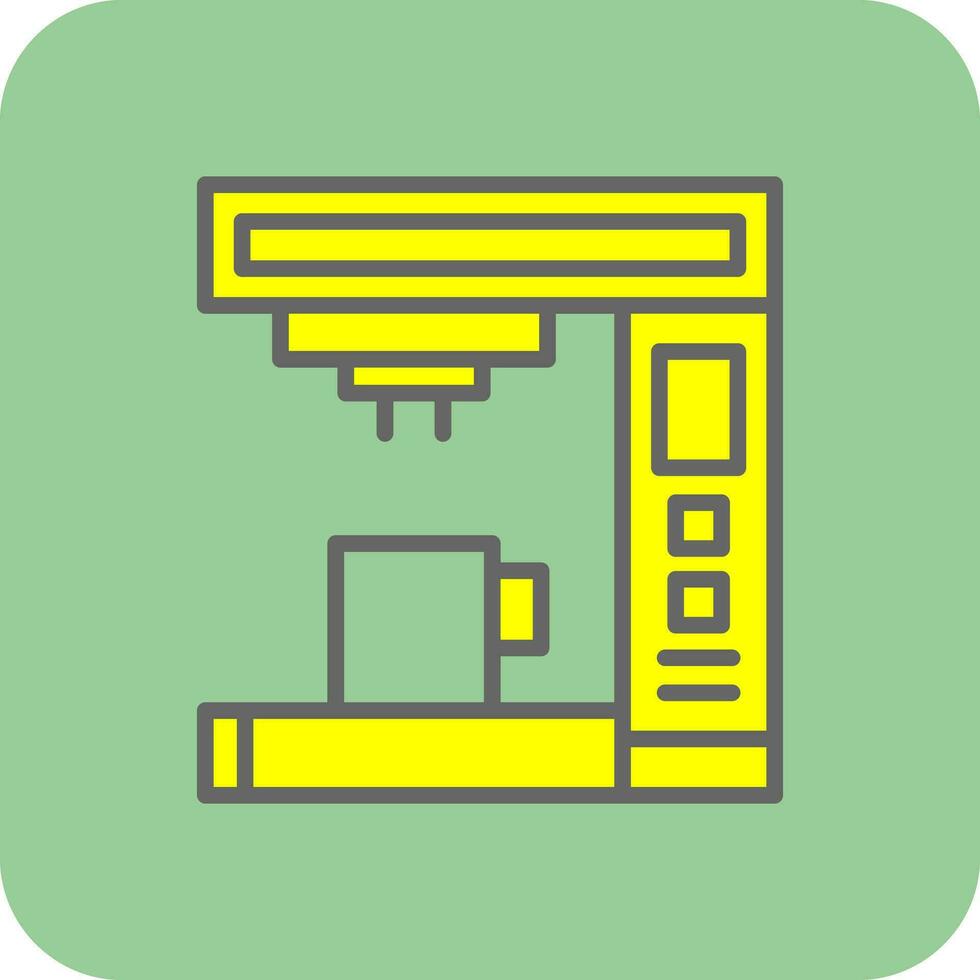 Coffee Machine Vector Icon Design