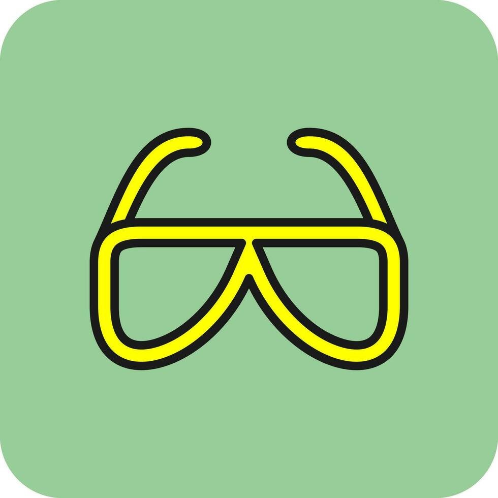 la seguridad lentes vector icono diseño