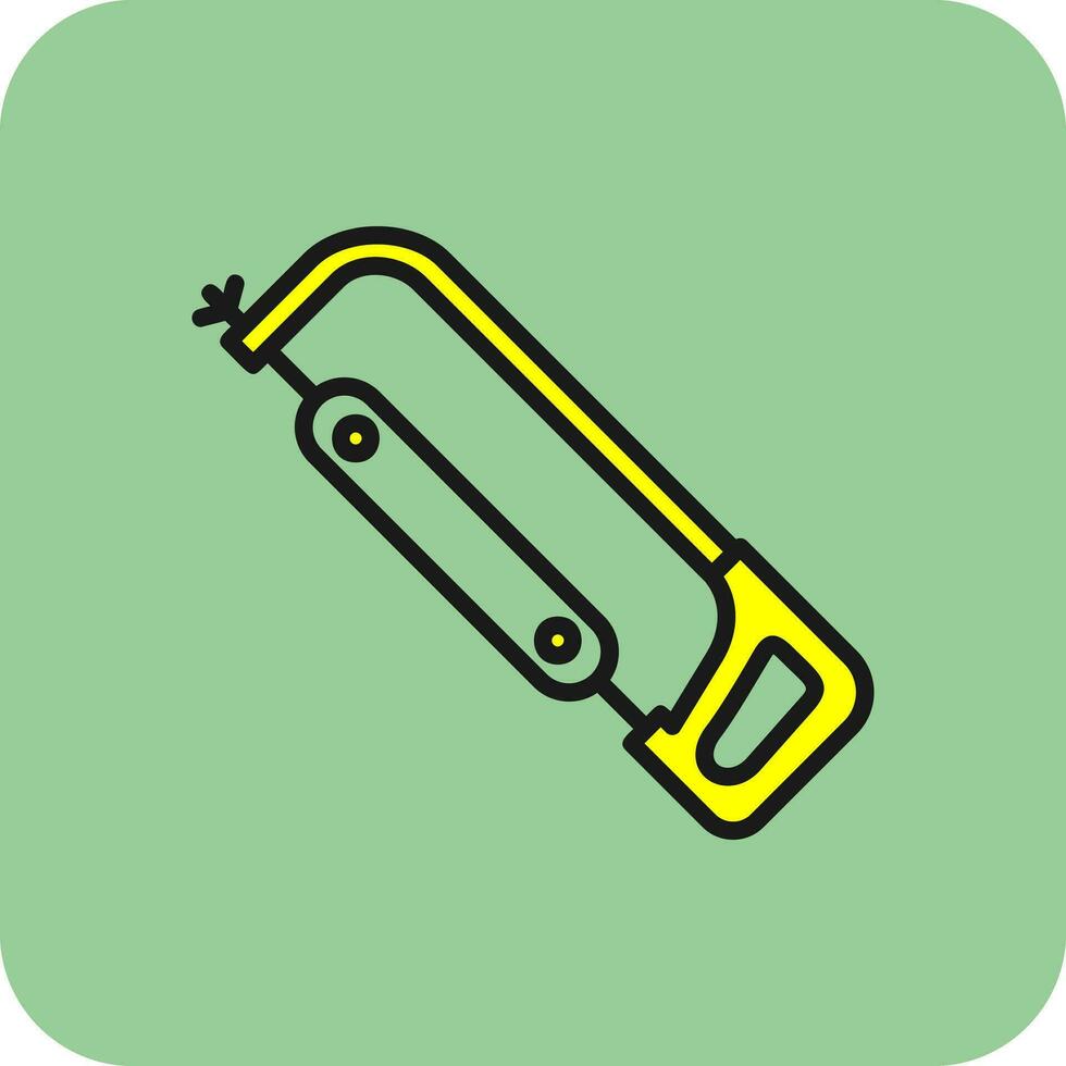 Hacksaw Vector Icon Design