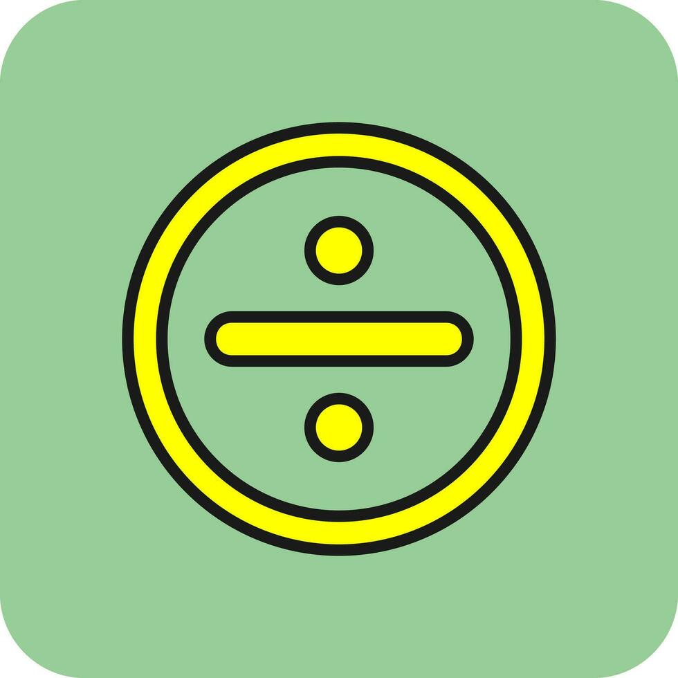 Division Vector Icon Design