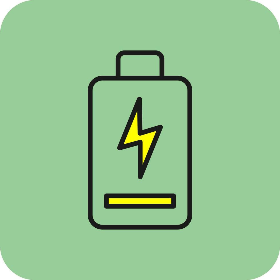 Battery charging Vector Icon Design