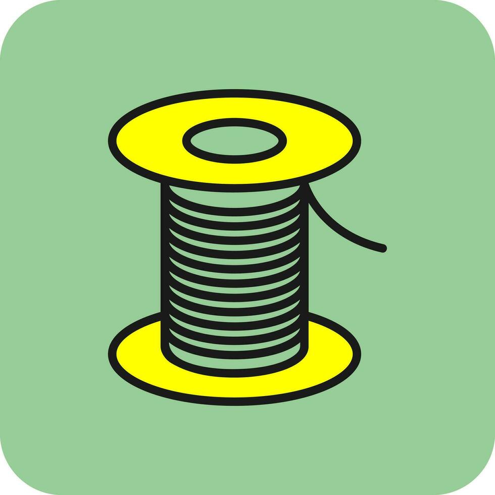 Wire roll Vector Icon Design