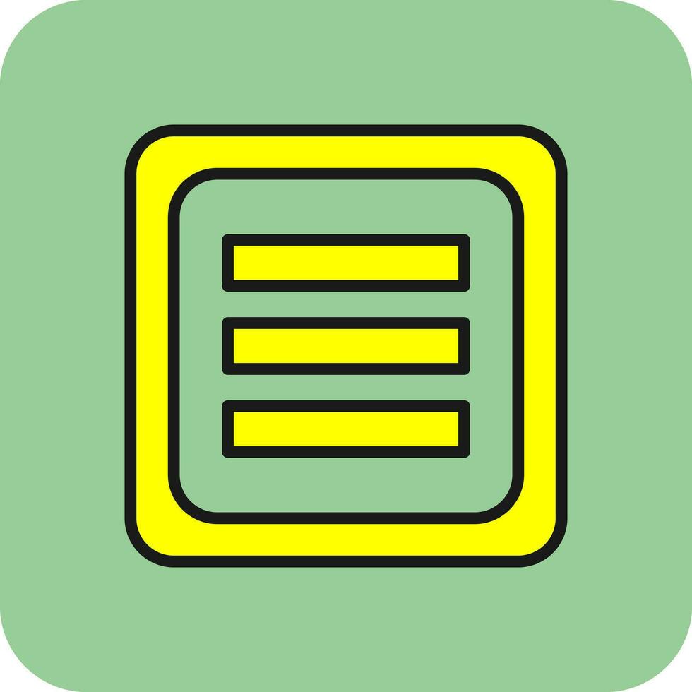 Menu Vector Icon Design
