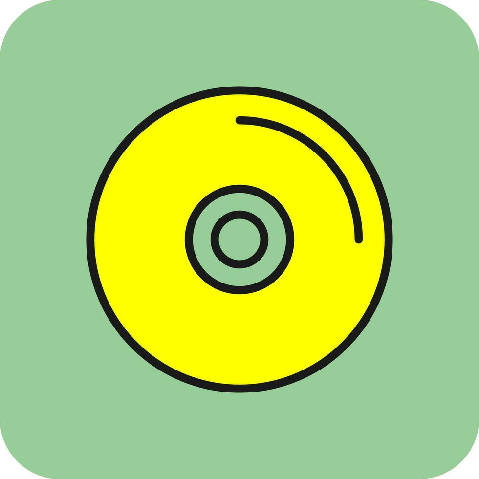 Compact Disc Vector Icon Design