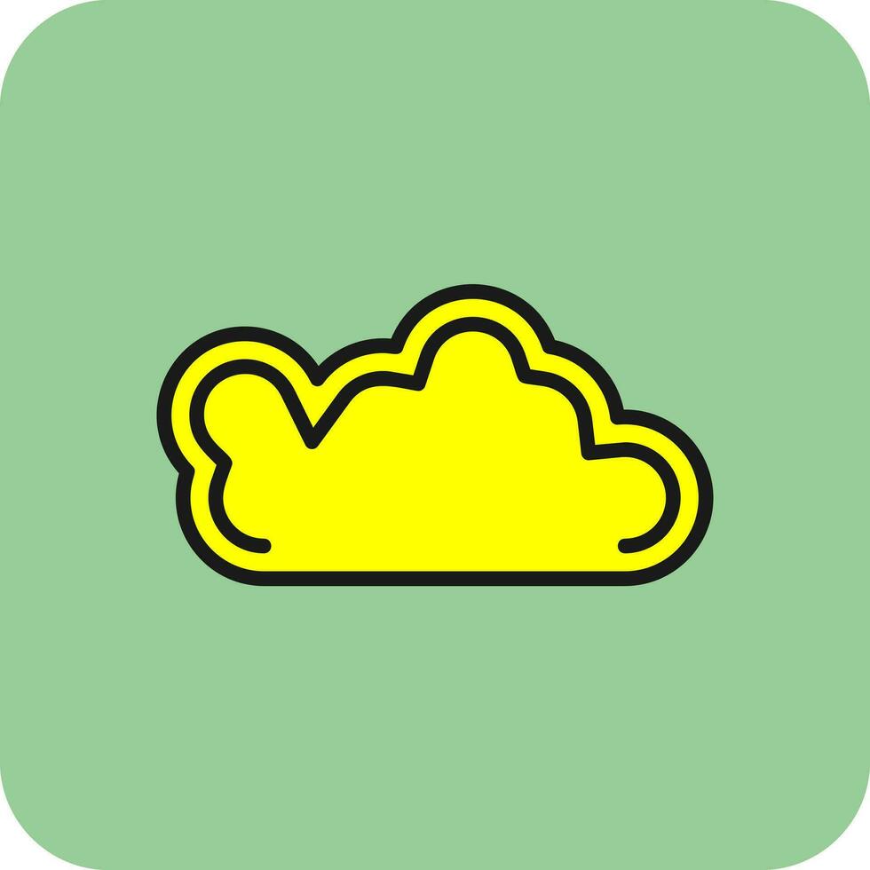 diseño de icono de vector de nube