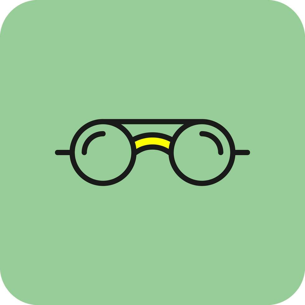 diseño de icono de vector de anteojos
