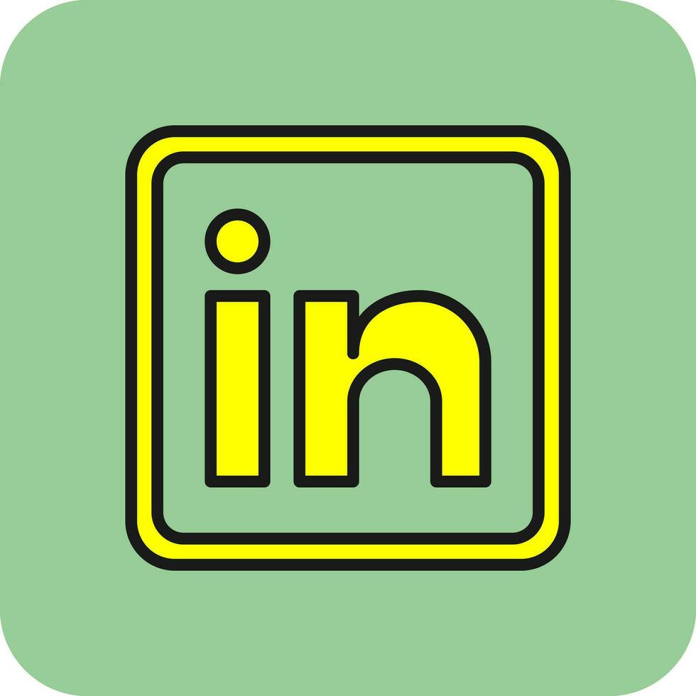 Linkedin Vector Icon Design