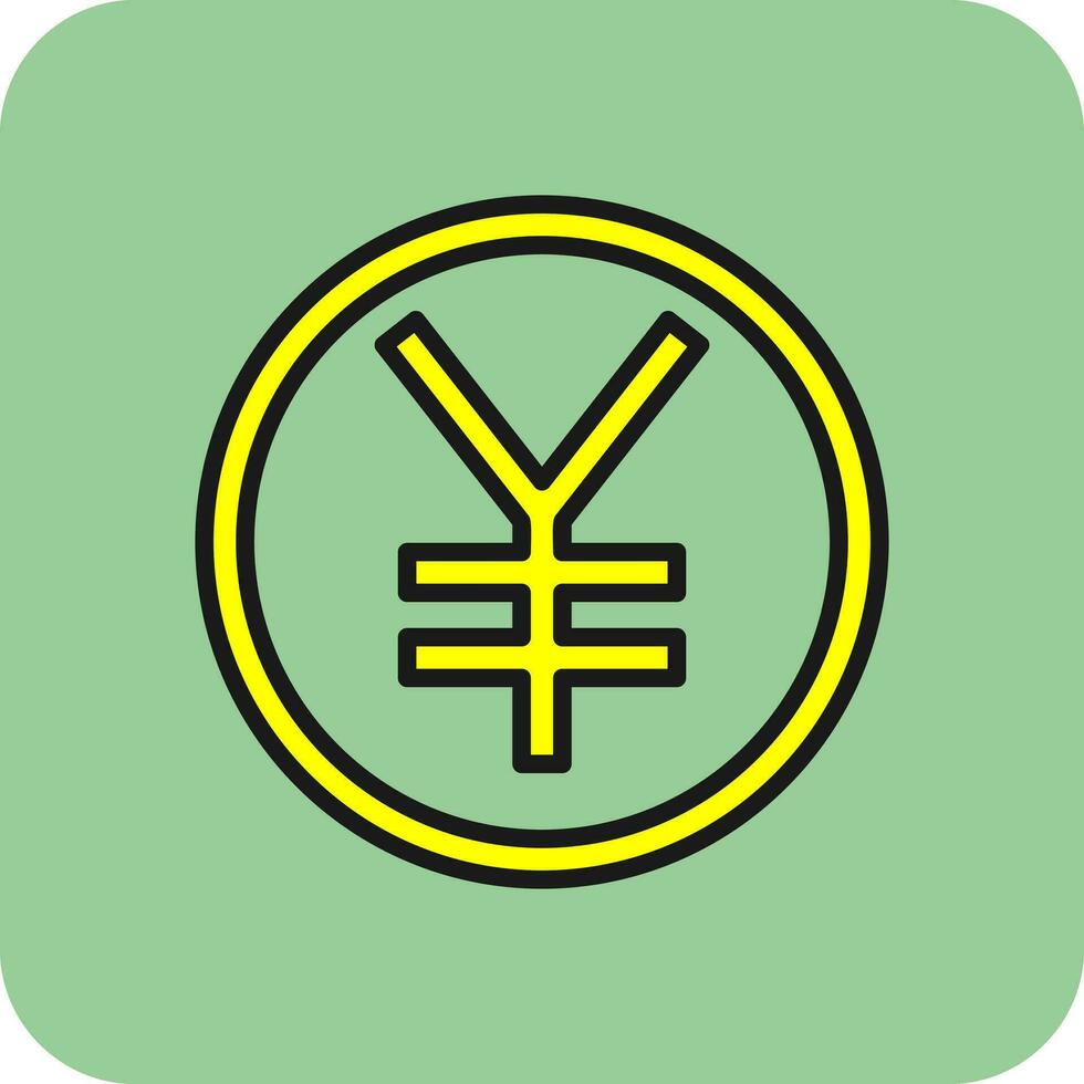 Yen Vector Icon Design