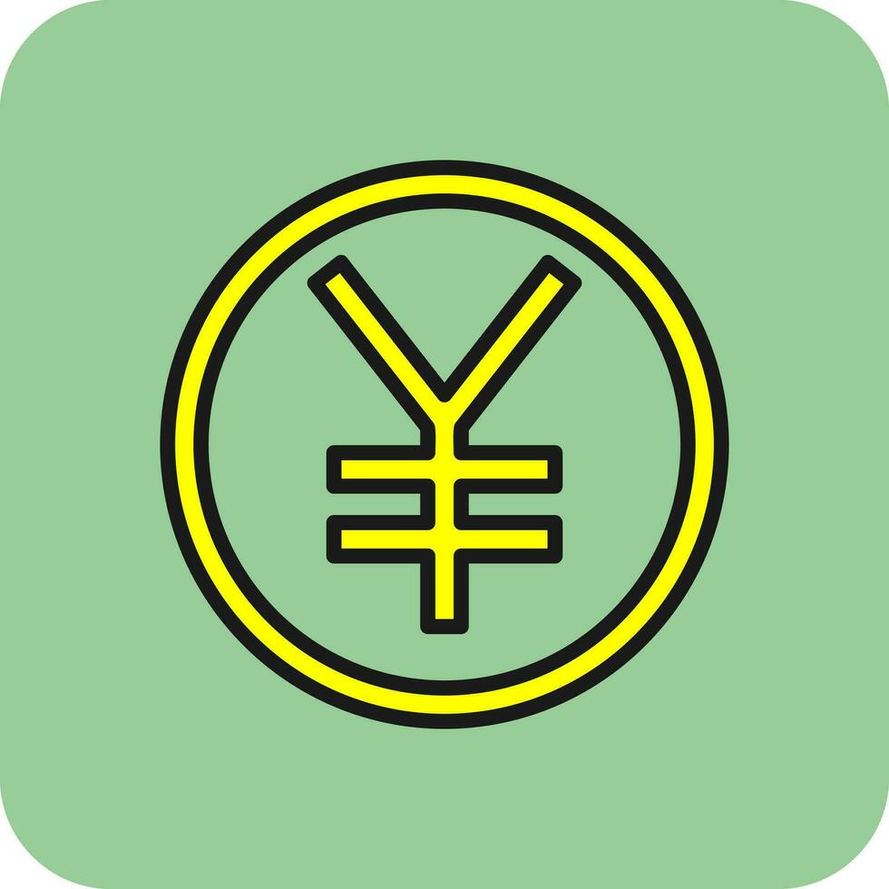 Yen Vector Icon Design