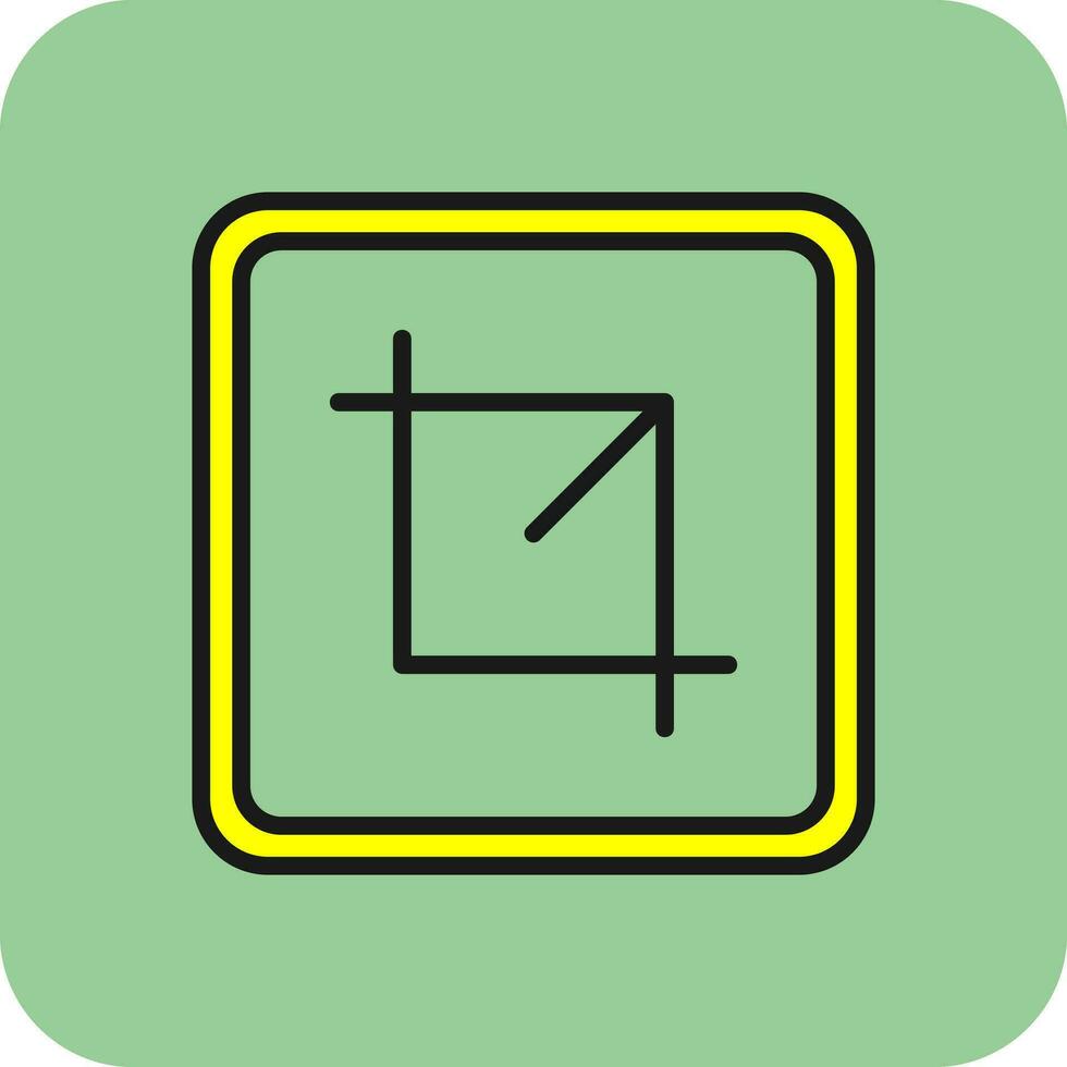 Crop Vector Icon Design