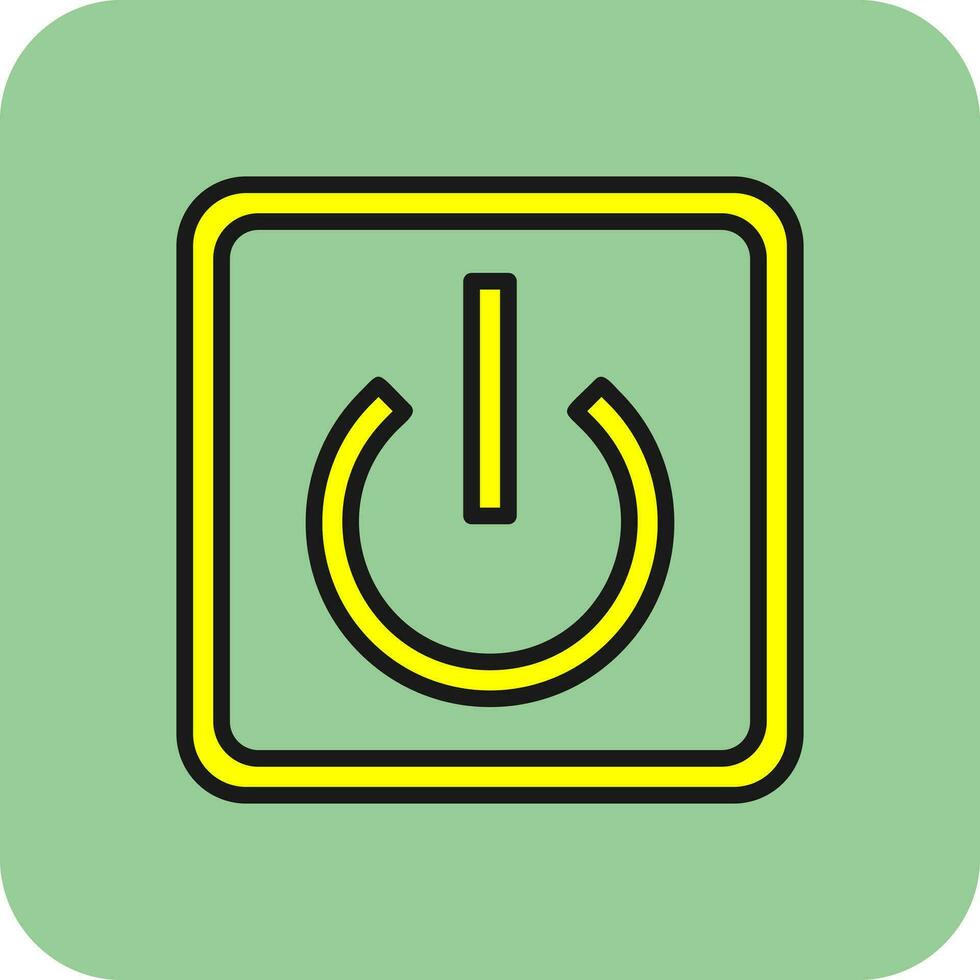Power Button Off Vector Icon Design