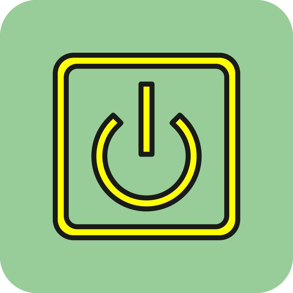 Power Button Off Vector Icon Design