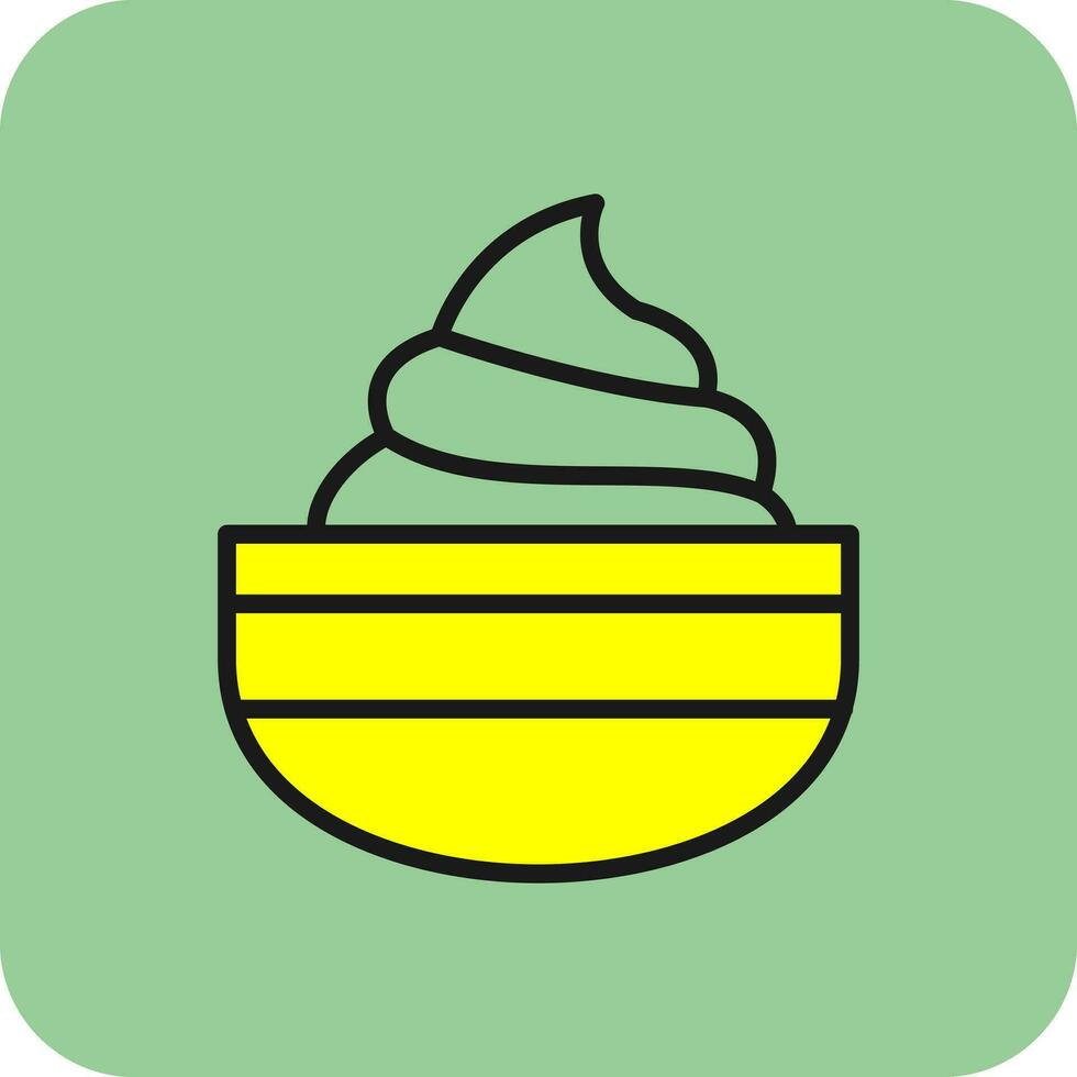 Cream Vector Icon Design