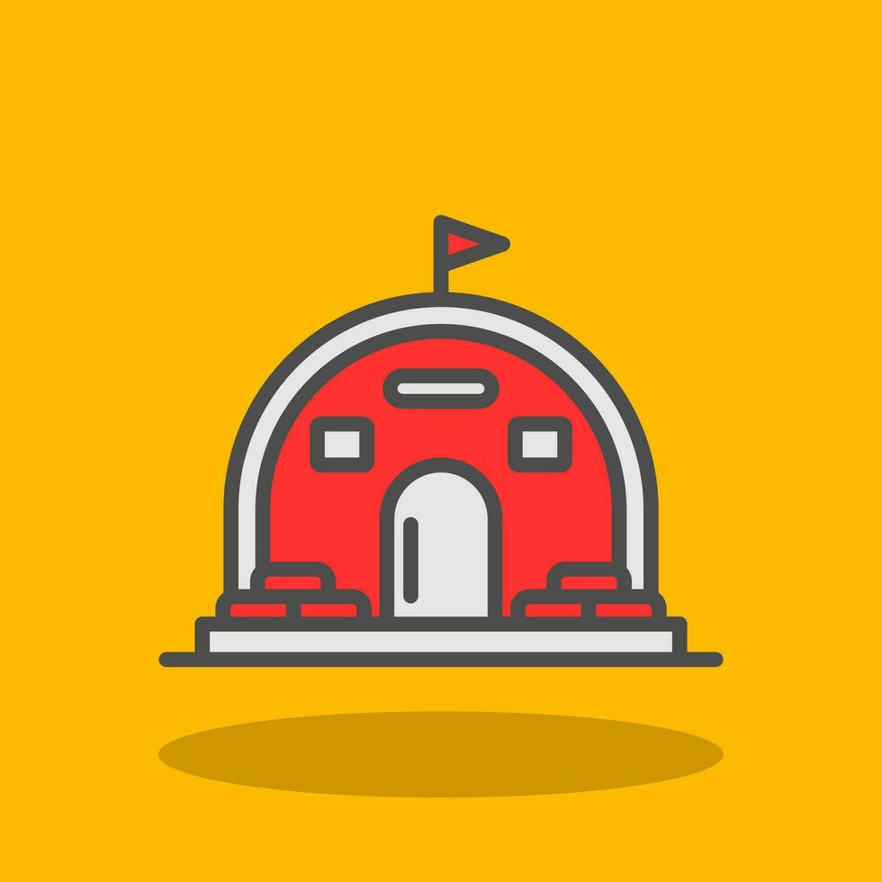 Bunker Vector Icon Design