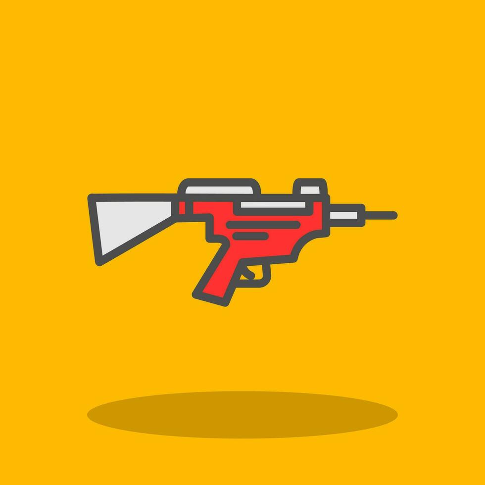 diseño de icono de vector de pistola