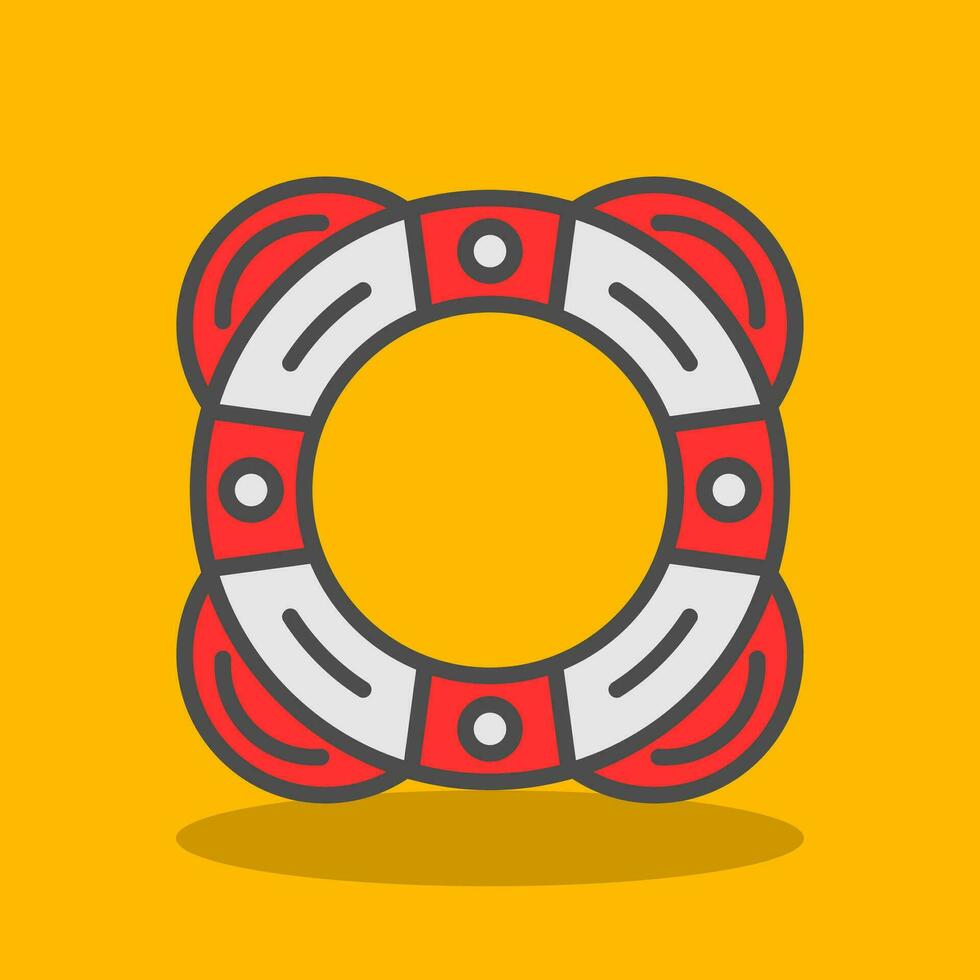 Lifesaver Vector Icon Design