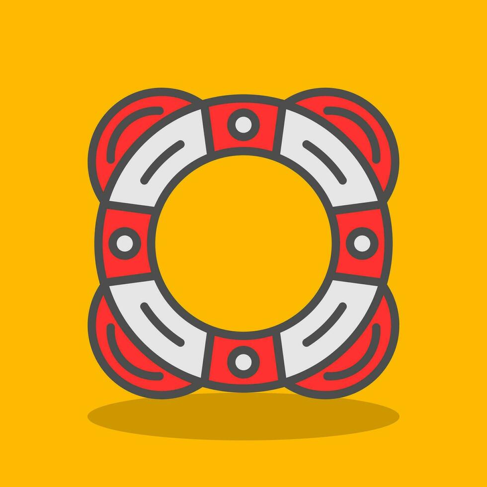 Lifesaver Vector Icon Design