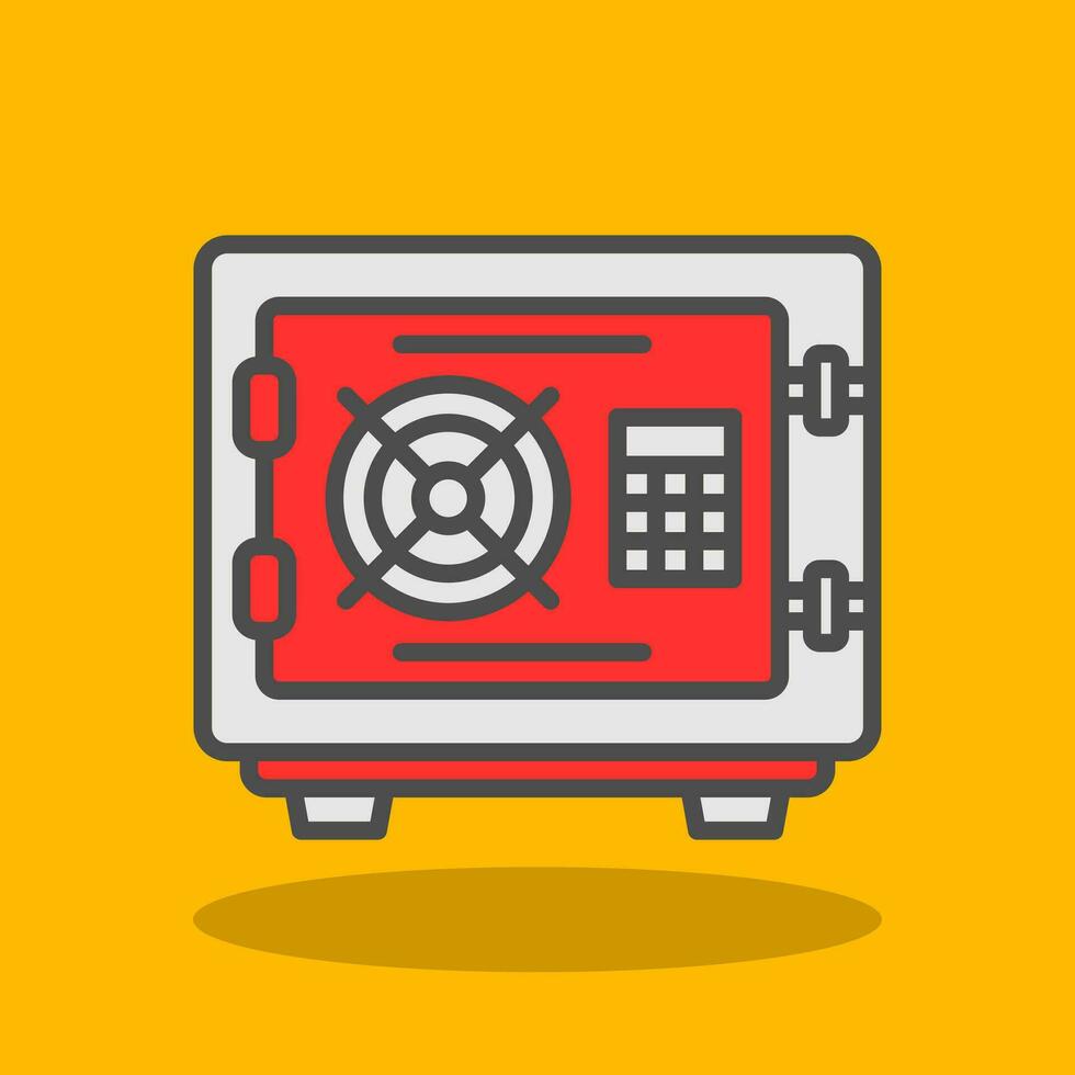 Safe box Vector Icon Design