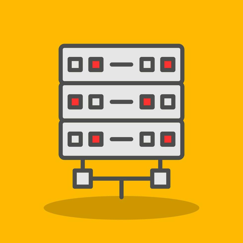 Server Vector Icon Design