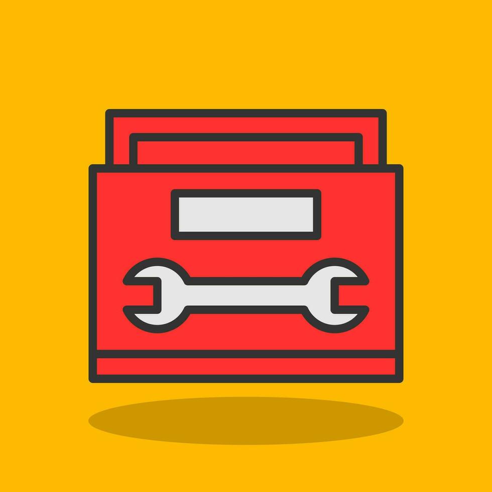 Spanner Vector Icon Design