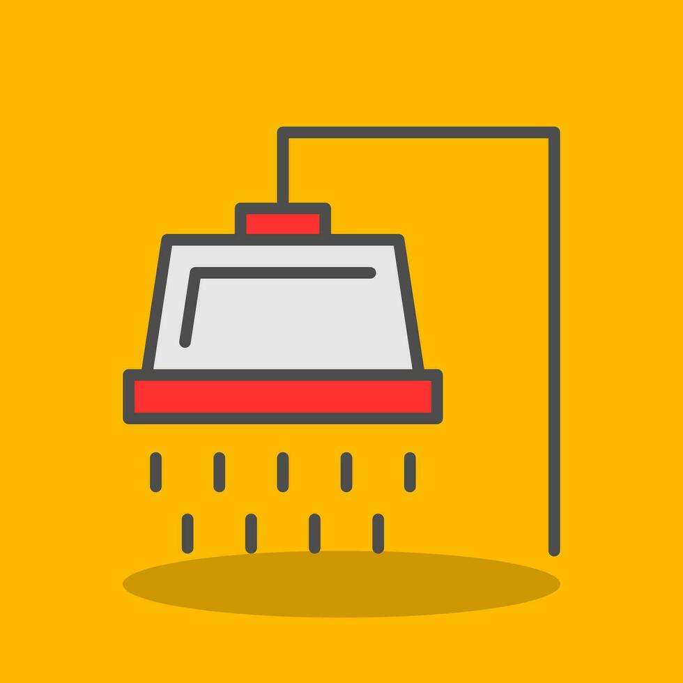 Shower Vector Icon Design
