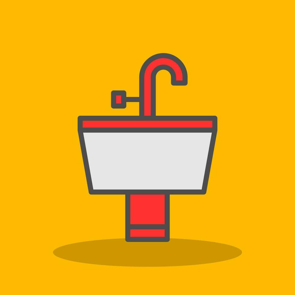 Sink Vector Icon Design