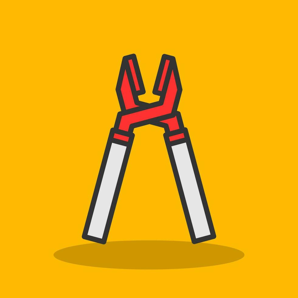 Pliers Vector Icon Design