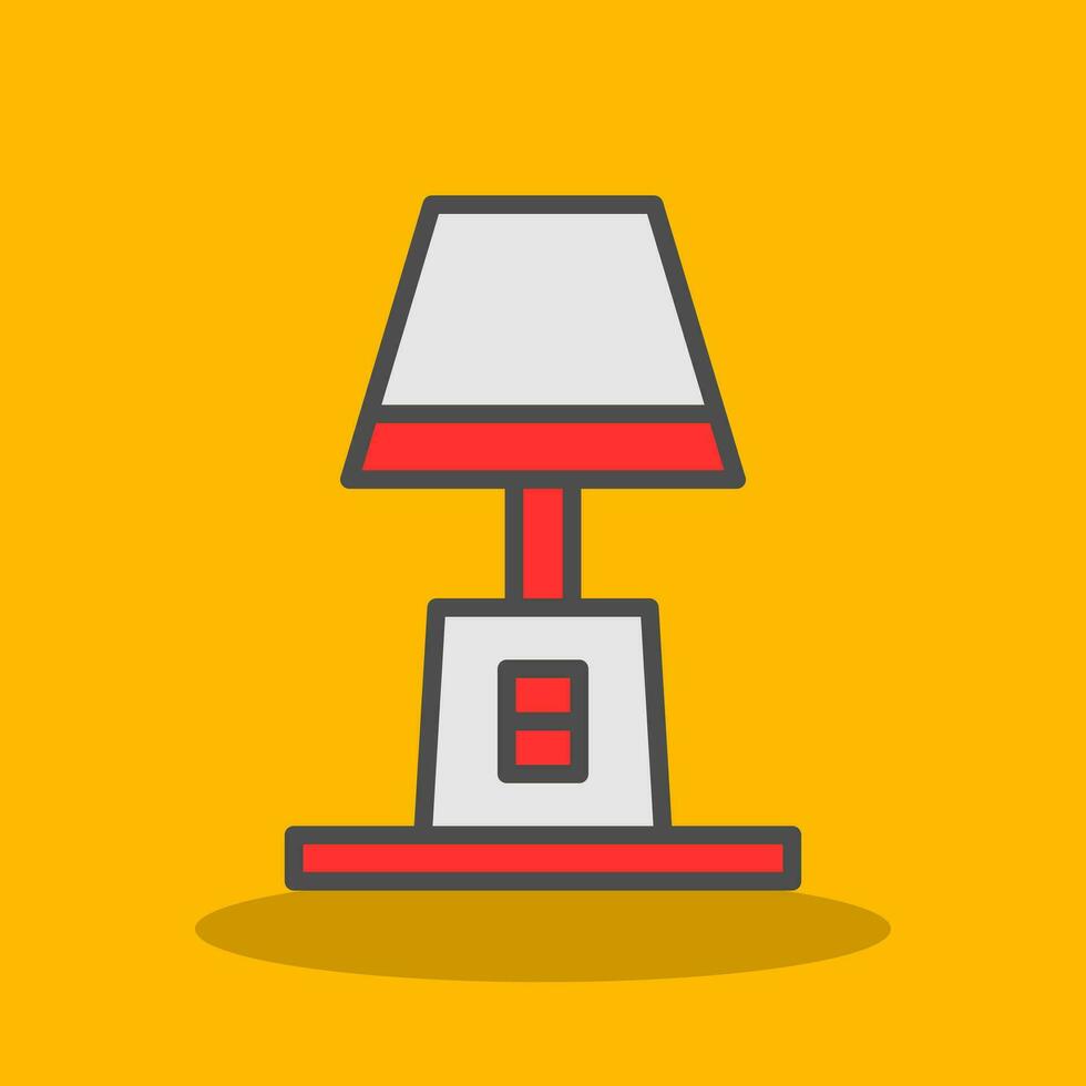 Lamp Vector Icon Design