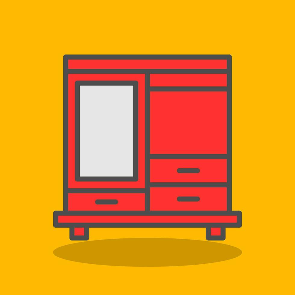 Wardrobe Vector Icon Design