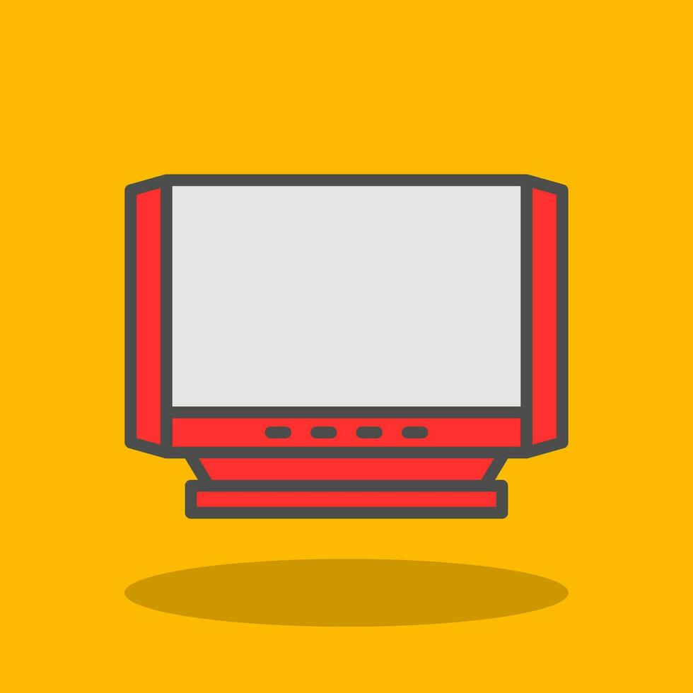 Television Vector Icon Design