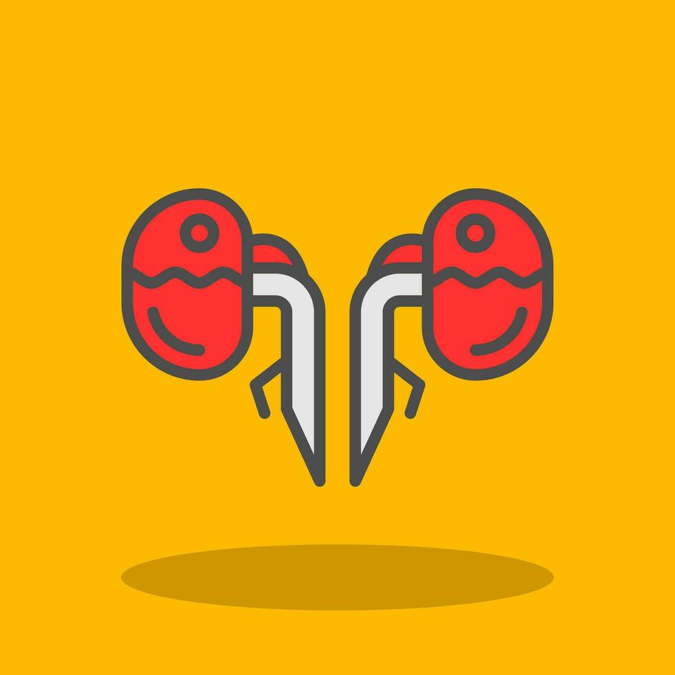 Kidneys Vector Icon Design