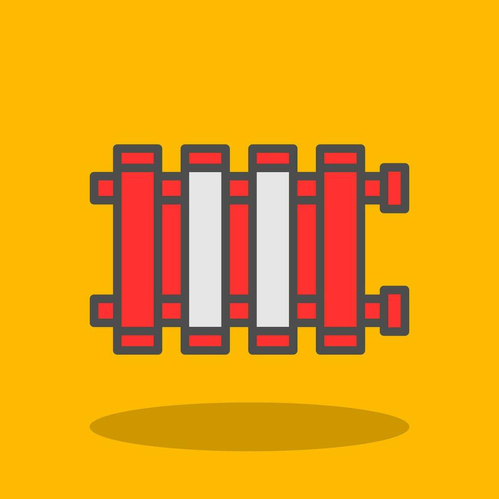 Radiator Vector Icon Design