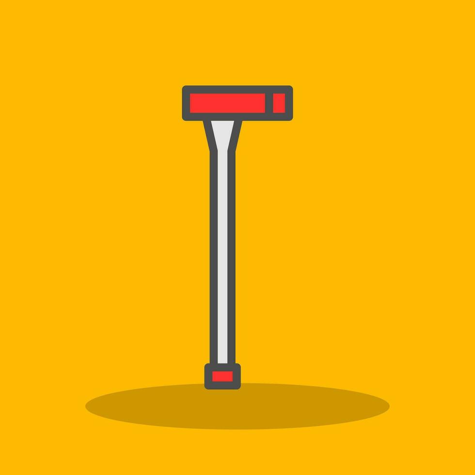 Walking stick Vector Icon Design