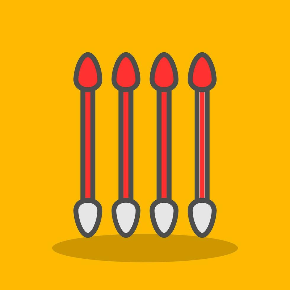 Swab Vector Icon Design