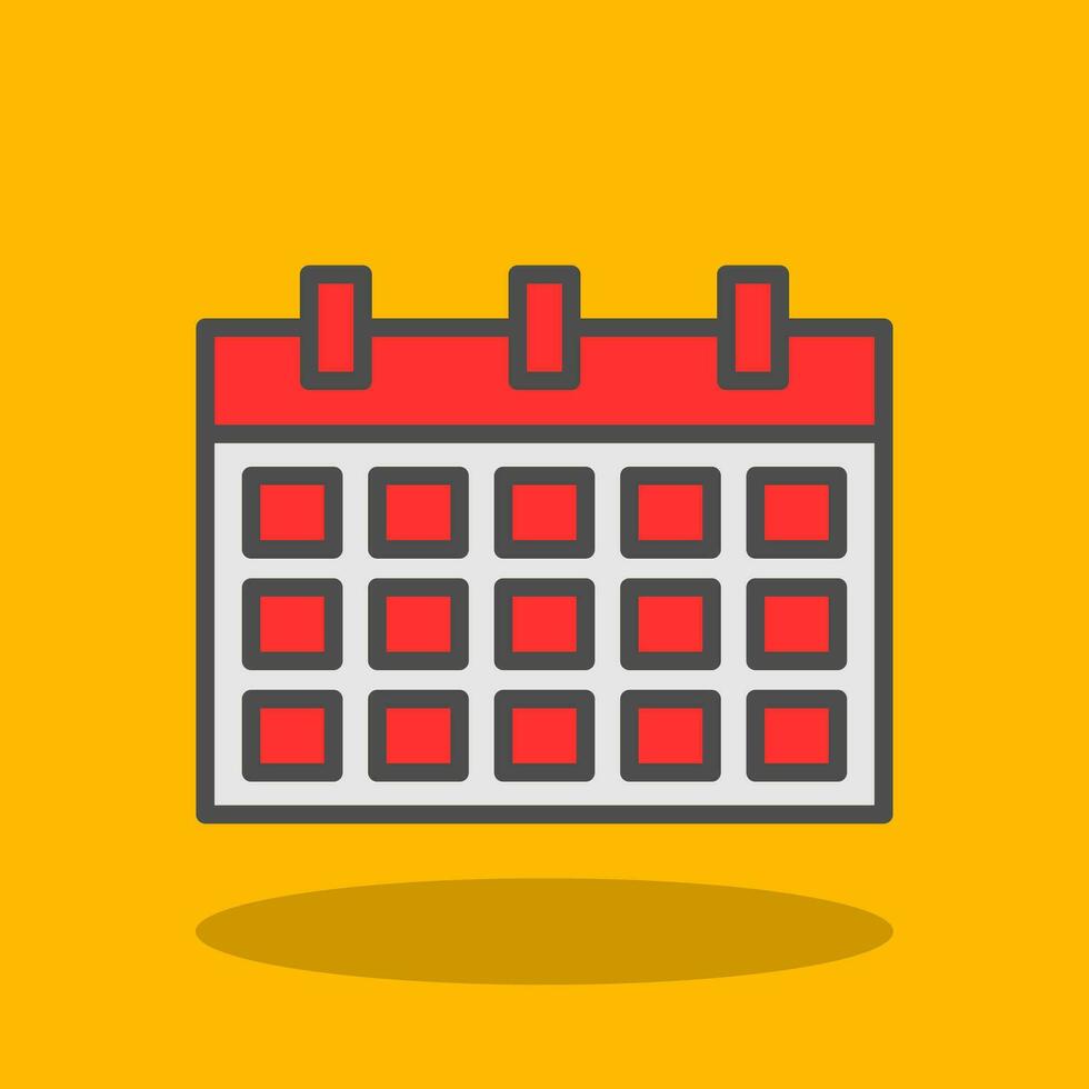 diseño de icono de vector de calendario