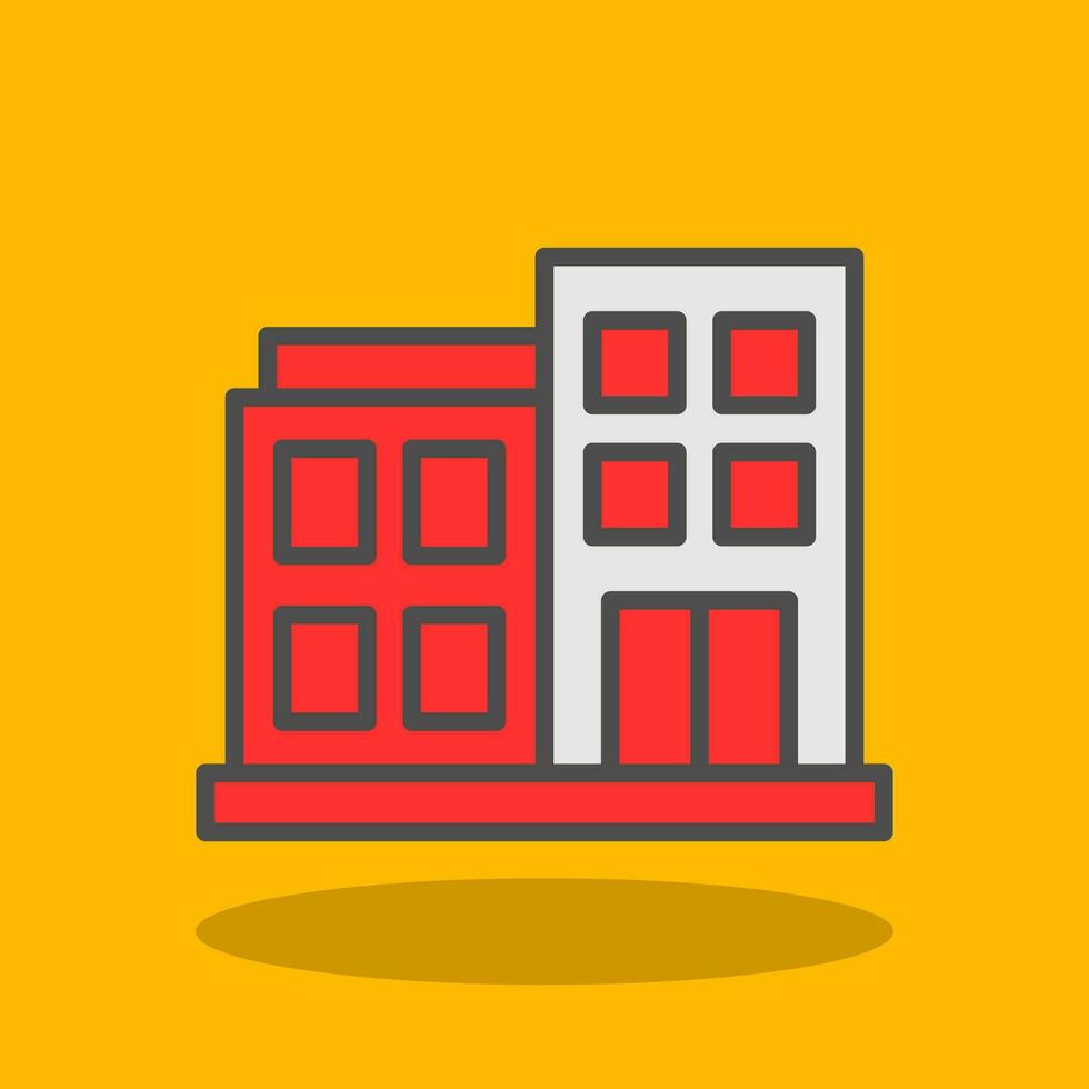 Hospital building Vector Icon Design