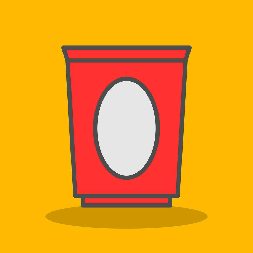 Dustbin Vector Icon Design