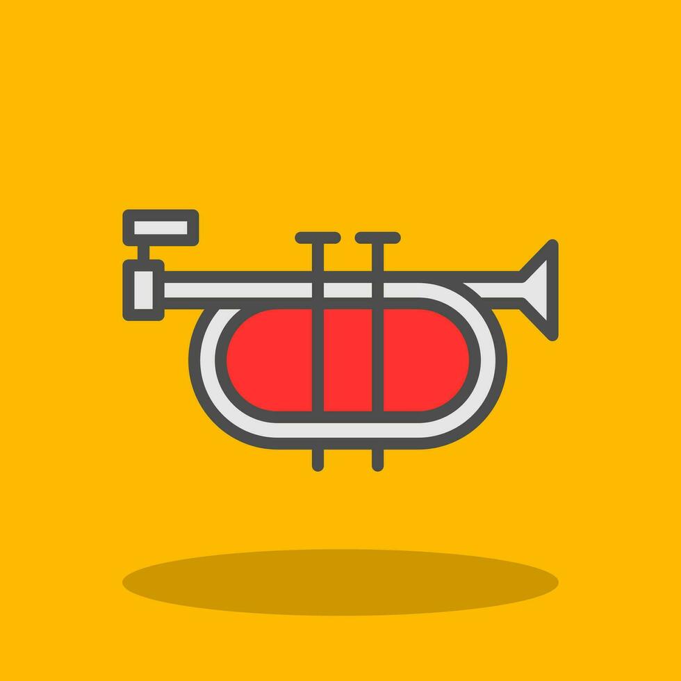 Trumpet Vector Icon Design