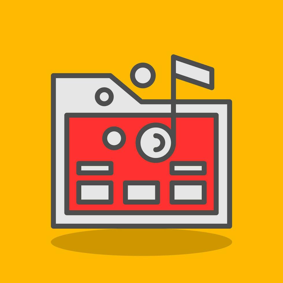 Music folder Vector Icon Design
