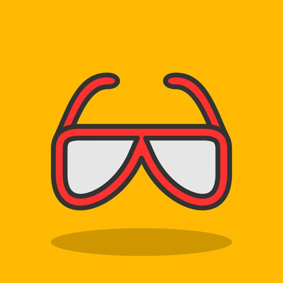 Safety glasses Vector Icon Design