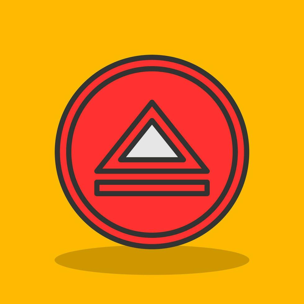 Eject Vector Icon Design
