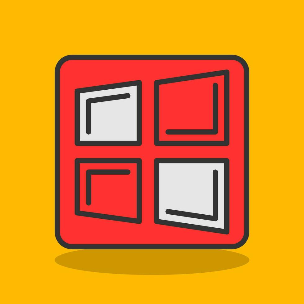 ventanas vector icono diseño