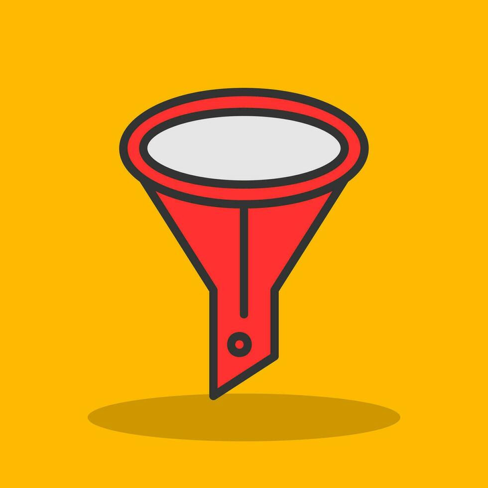 Funnel Vector Icon Design