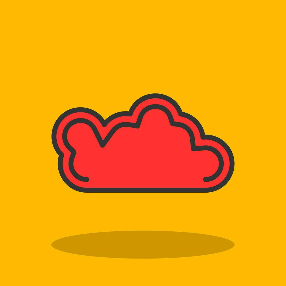 diseño de icono de vector de nube