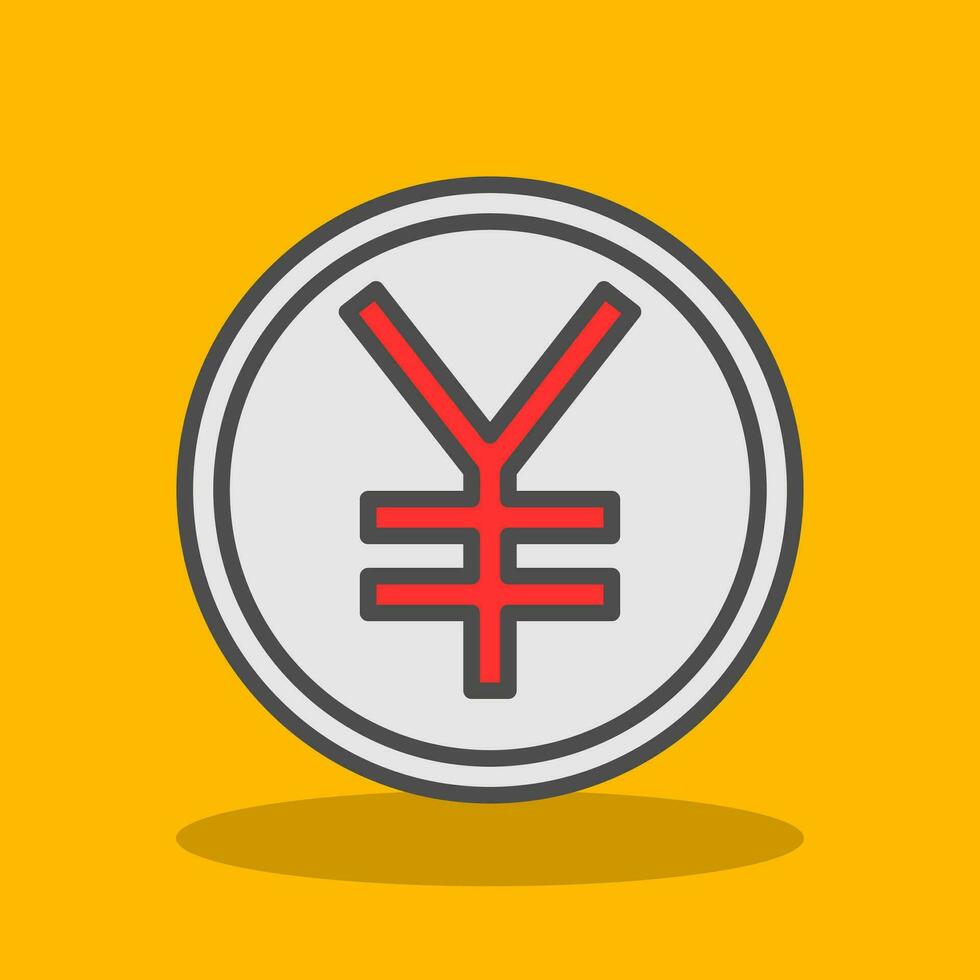 Yen Vector Icon Design